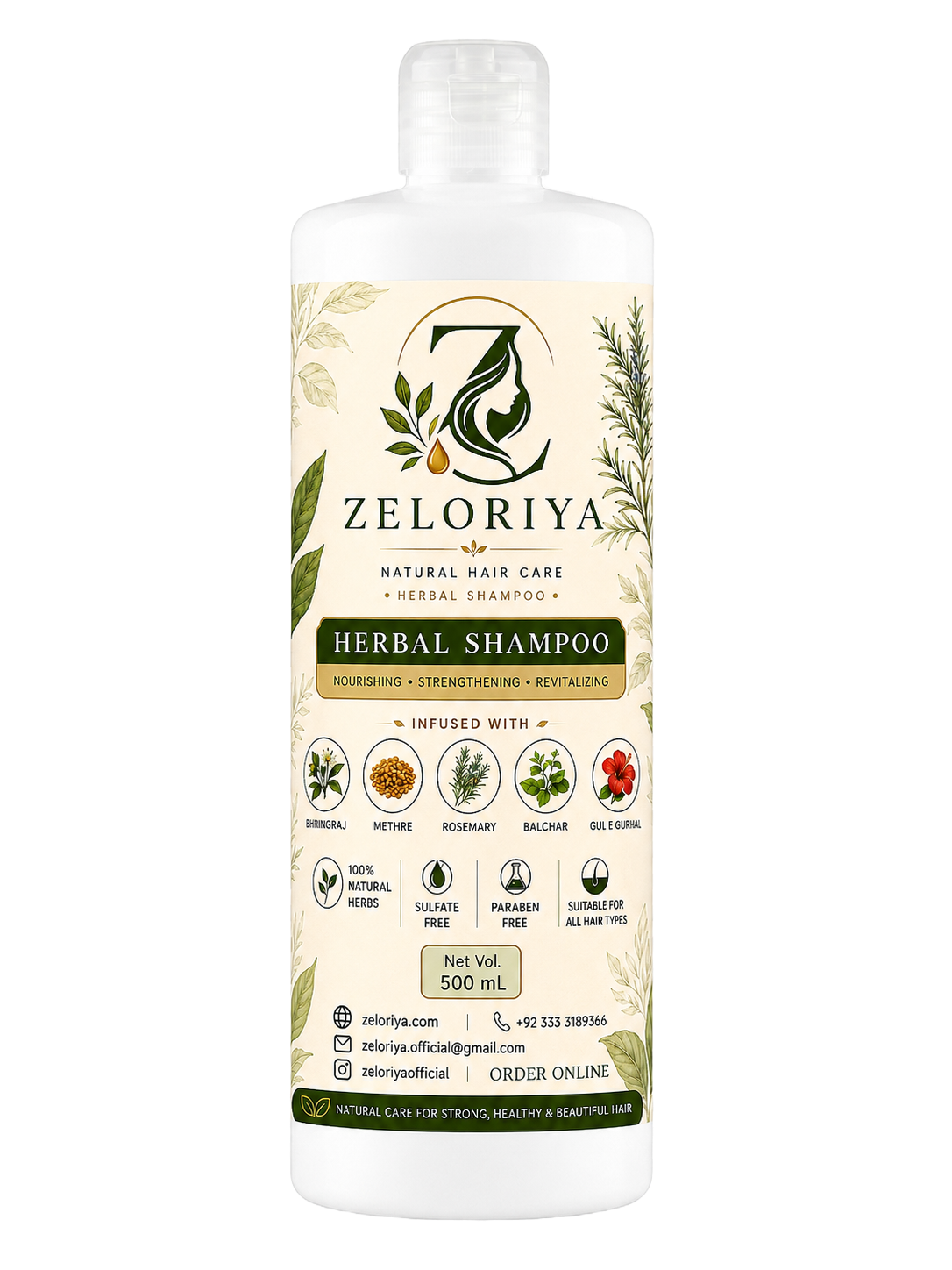 Zeloriya Hair Shampoo Large